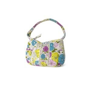 Vera Bradley Mini Gabby Shoulder Bag Nightingale Quilted Cotton Floral